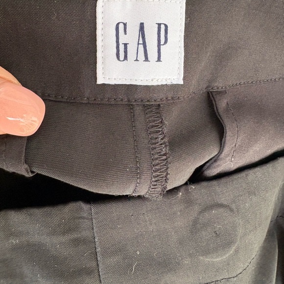 Gap women’s soft suit black trousers  size 4 pockets super comfortable - Picture 7 of 8